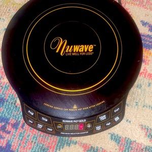 Nu wave gold cook top